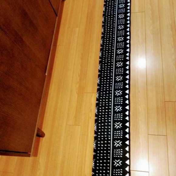 Set 2 Mudcloth Head Wrap /African Print Head Wrap, African Head Wrap, Wrap Turba - Picture 8 of 11